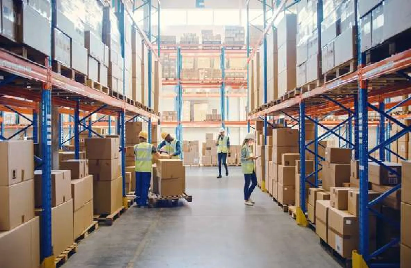 Benefits of Warehouse Workflow Automation - Workers working in a warehouse.